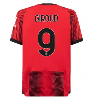 Maillot de foot AC Milan Olivier Giroud #9 Domicile 2023-24 Manches Courte